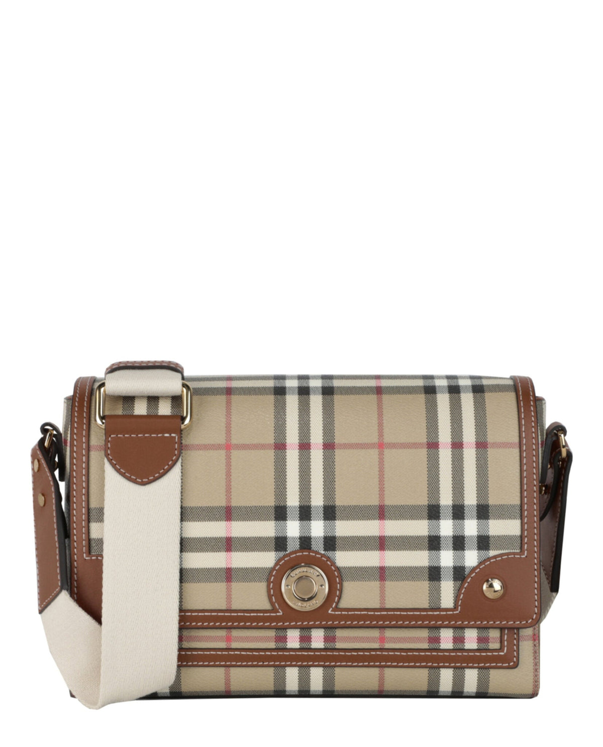 Burberry Womens Top Handle Note Bag Medium Briar Brown