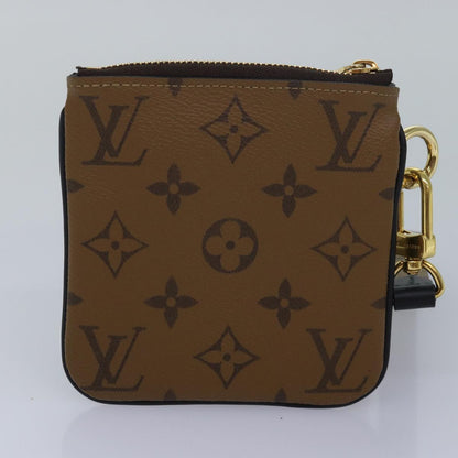 LOUIS VUITTON Monogram Reverse Pochette Trio Coin Purse M68756 LV Auth 80664