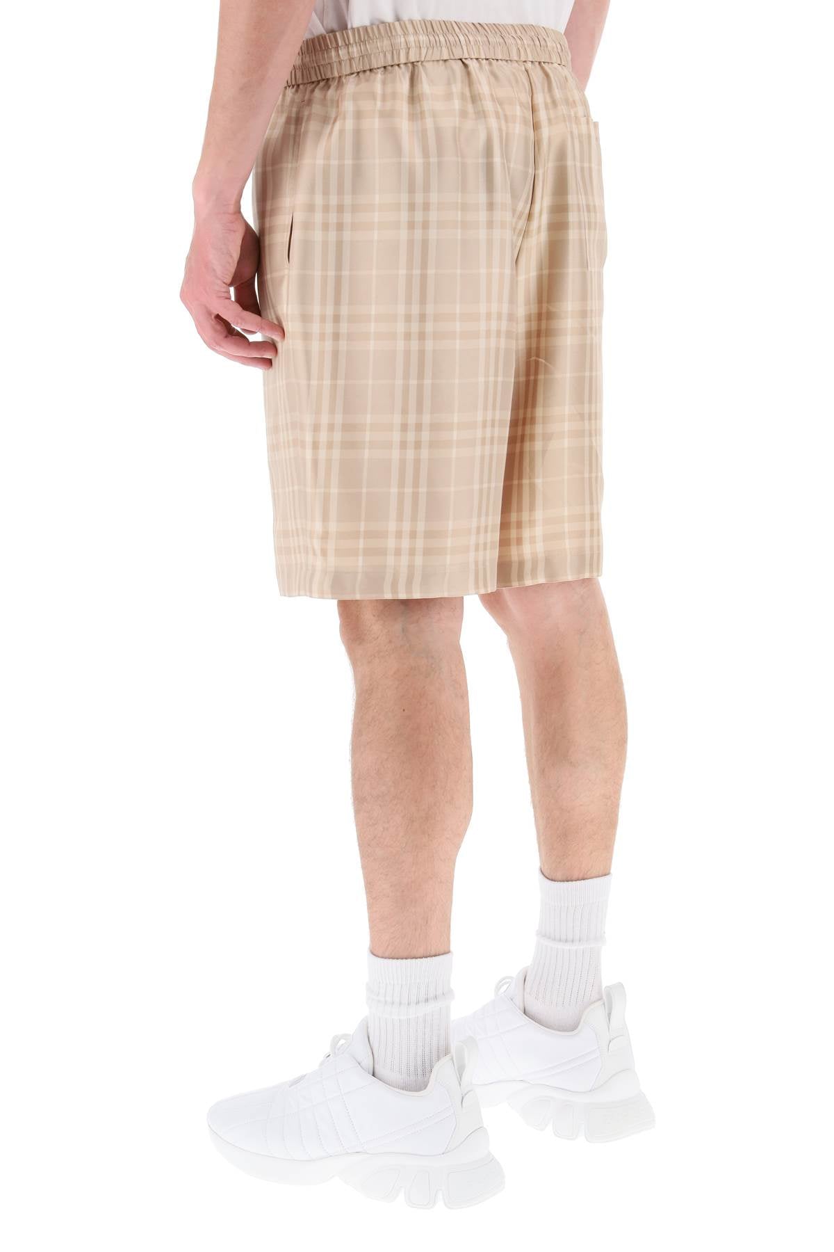 Burberry Tartan Silk Shorts Men