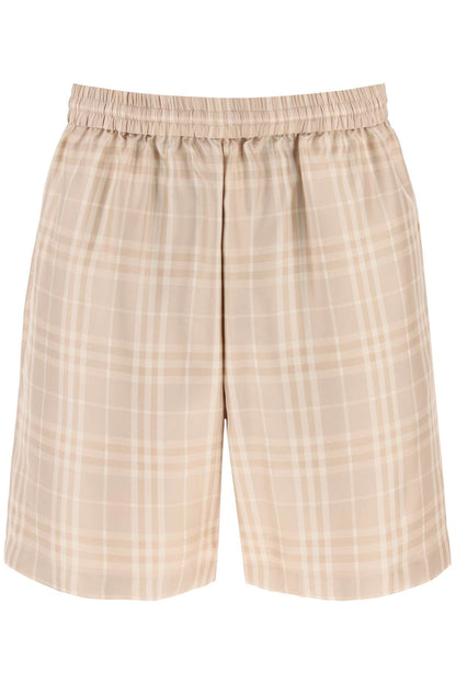 Burberry Tartan Silk Shorts Men