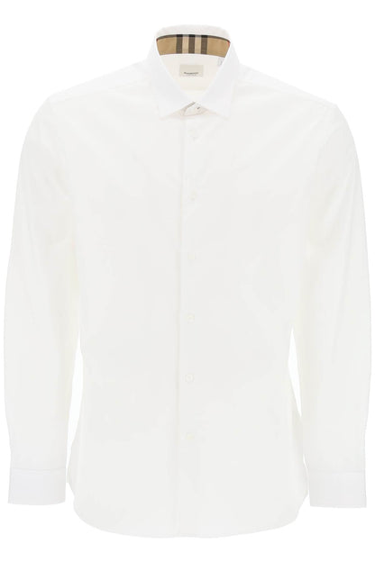 Burberry Sherfield Shirt In Stretch Cotton Men
