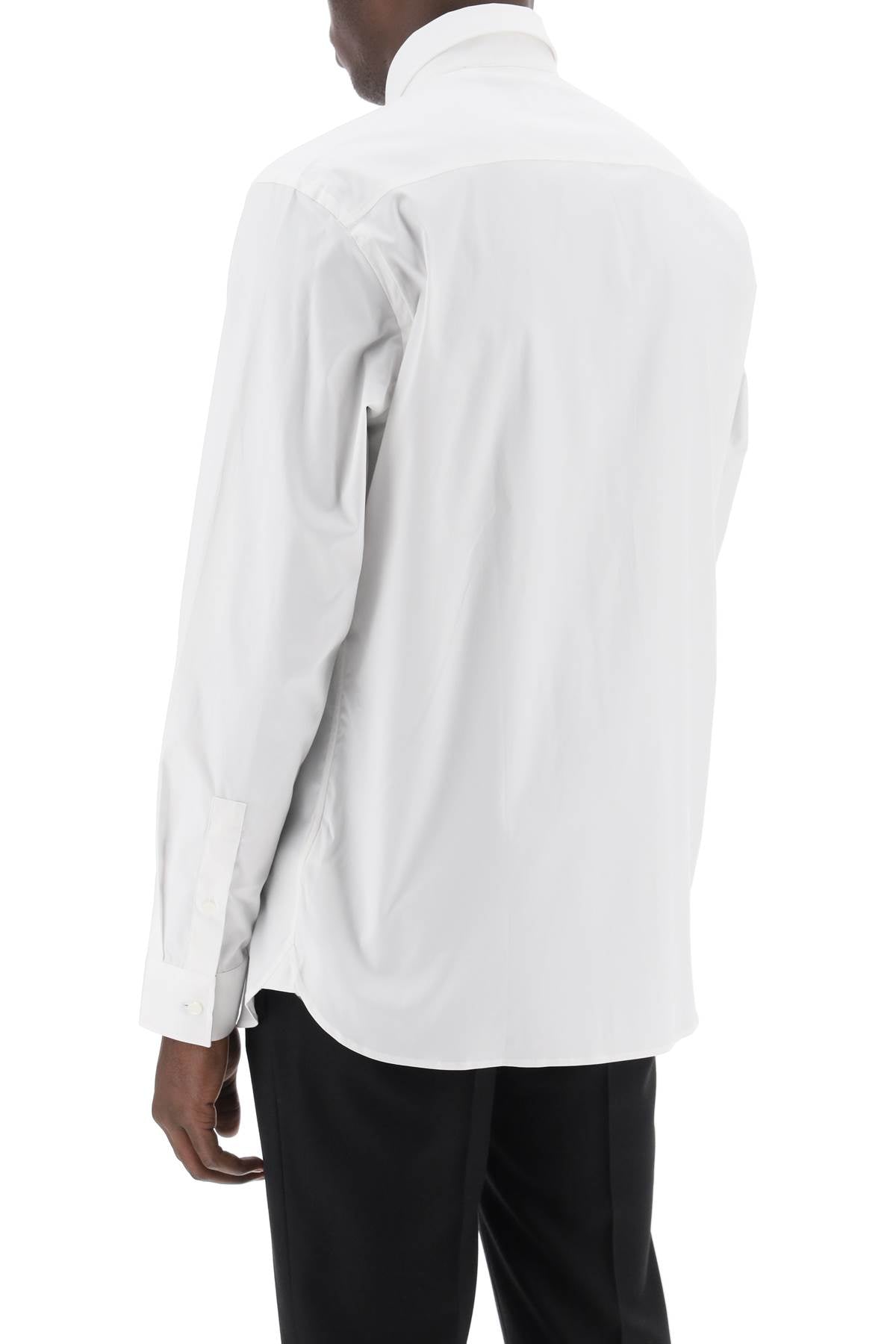 Burberry Sherfield Shirt In Stretch Cotton Men