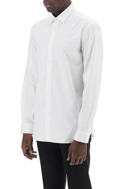 Burberry Sherfield Shirt In Stretch Cotton Men