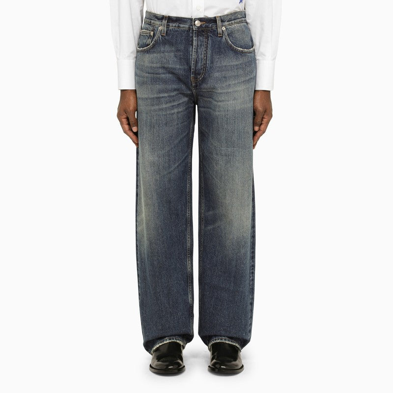 Burberry Vintage-Effect Regular Denim Jeans Men