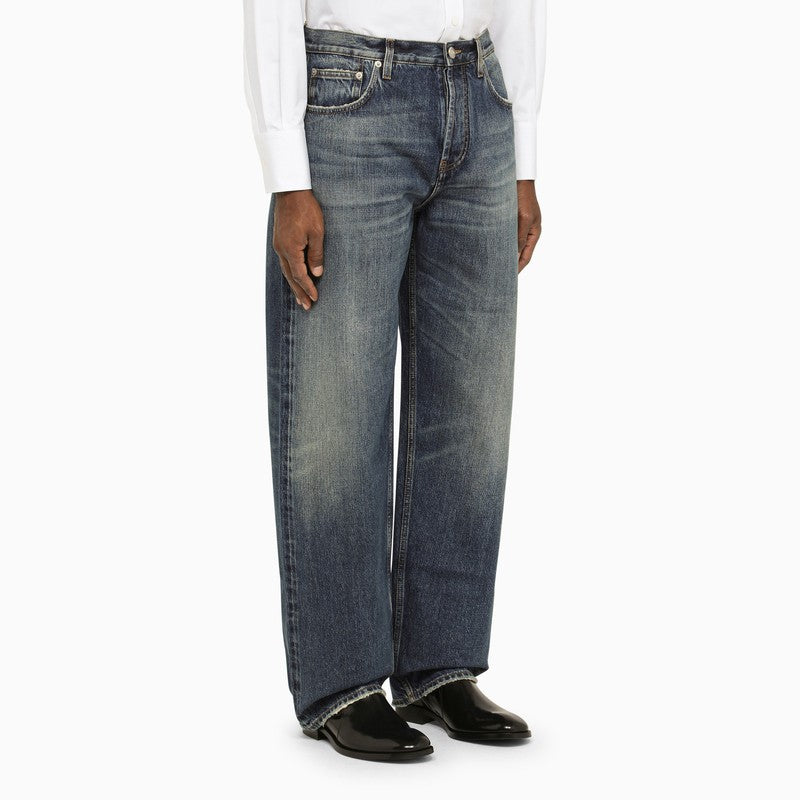 Burberry Vintage-Effect Regular Denim Jeans Men