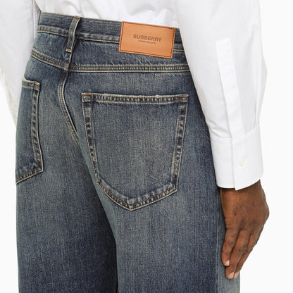 Burberry Vintage-Effect Regular Denim Jeans Men