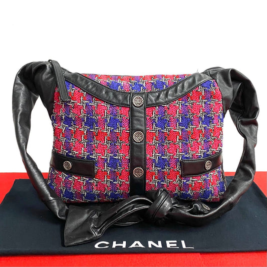 Chanel Girl Chanel Tweed Lambskin Shoulder Bag