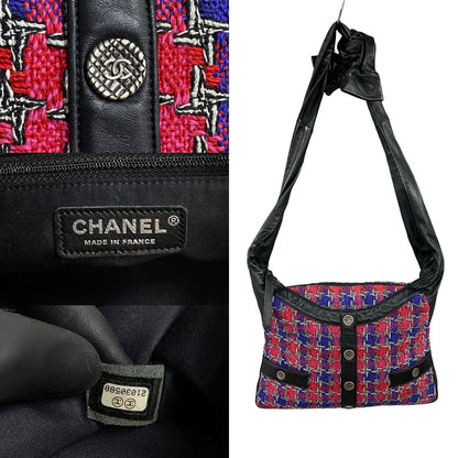 Chanel Girl Chanel Tweed Lambskin Shoulder Bag