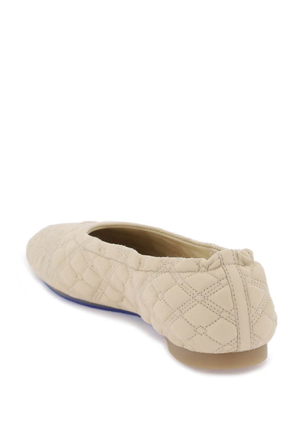 Burberry Quilted Leather Sadler Ballet Flats Women