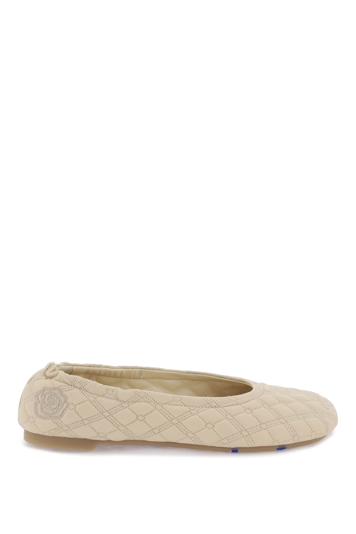 Burberry Quilted Leather Sadler Ballet Flats Women