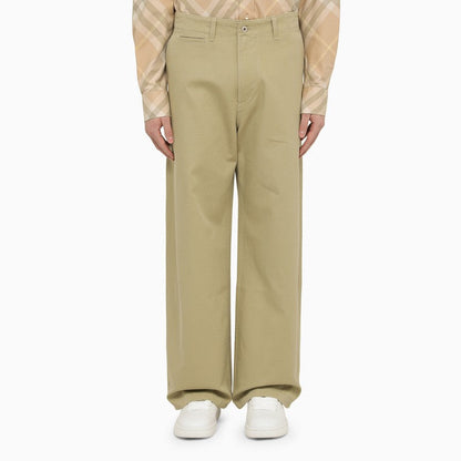 Burberry Straight Hunter Cotton Trousers Men