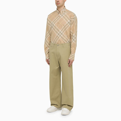 Burberry Straight Hunter Cotton Trousers Men