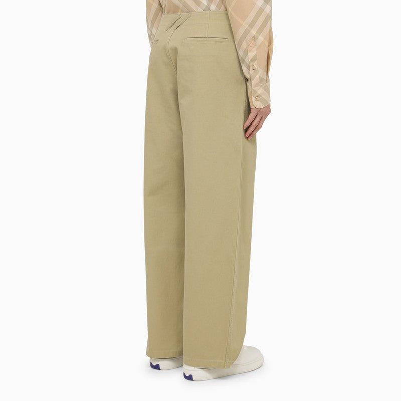 Burberry Straight Hunter Cotton Trousers Men