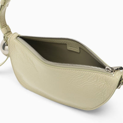Burberry Small Shield Light Green Leather Bag Women