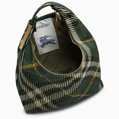 Burberry Medium Green Peg Bag Women