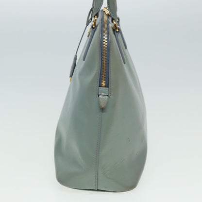 PRADA Hand Bag Safiano leather 2way Blue Auth 80864