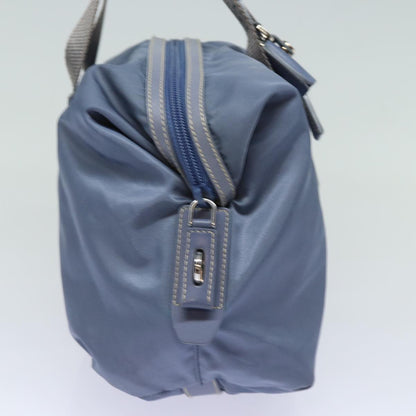 PRADA Hand Bag Nylon Blue Auth 80868
