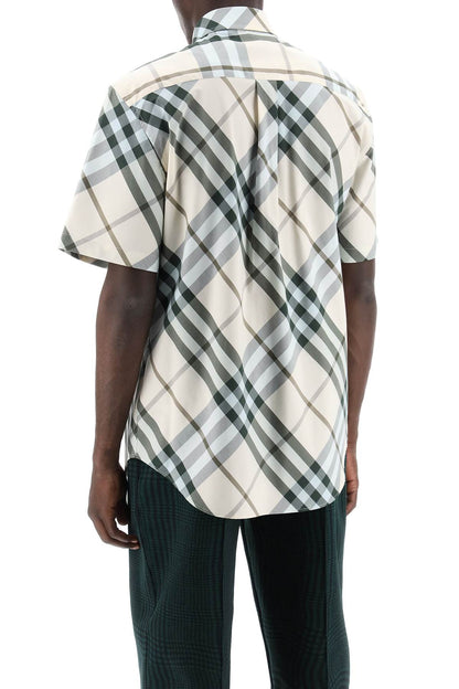Burberry Short-Sleeved Checkered Shirt Men