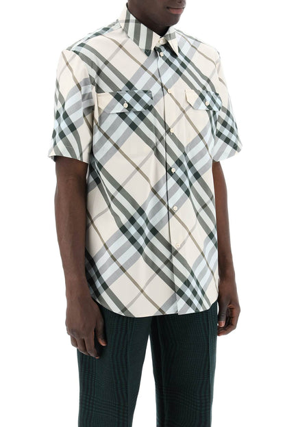 Burberry Short-Sleeved Checkered Shirt Men
