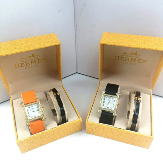 Hermès Watche and Bangle Set