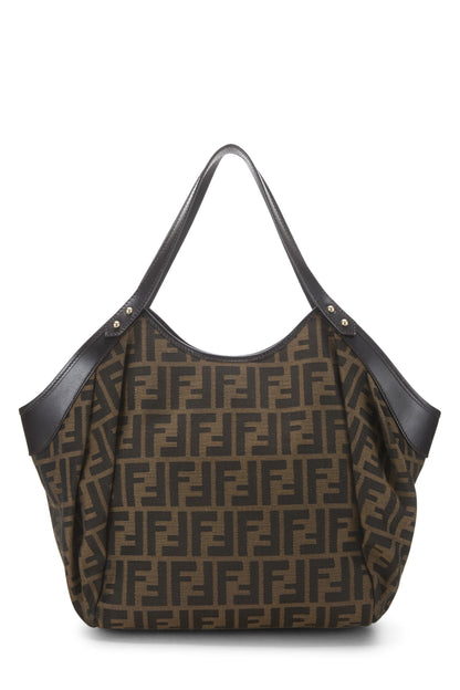 Fendi,  Brown Zucca Canvas Chef Tote Large, Brown