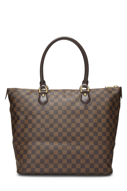 Louis Vuitton,  Damier Ebene Saleya GM, Brown