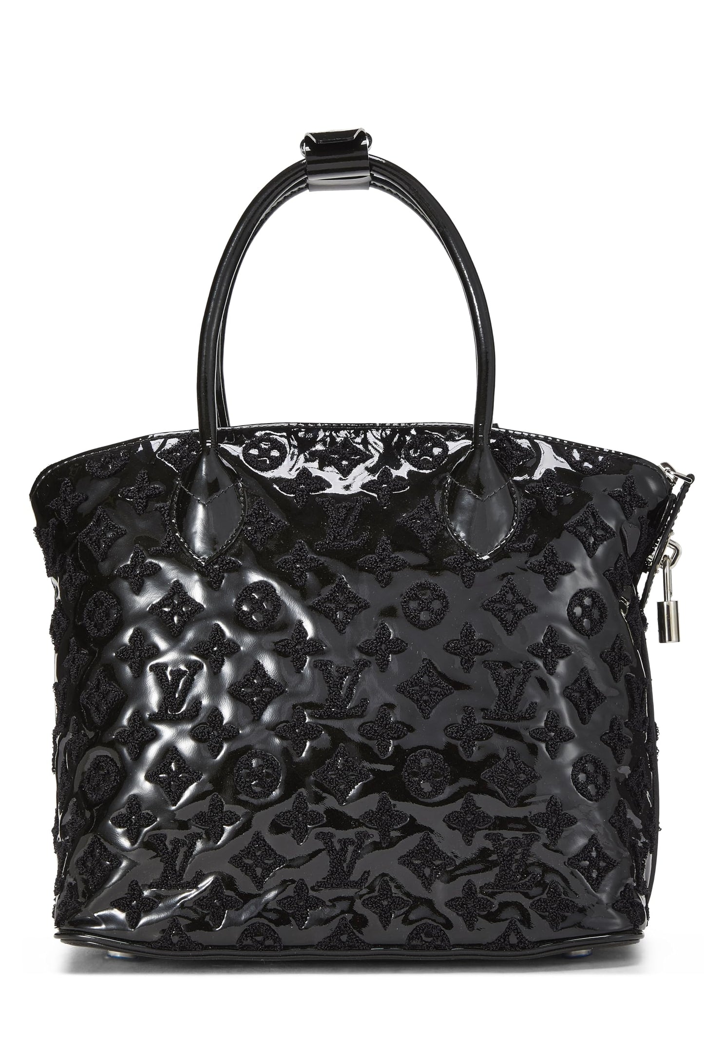 Louis Vuitton,  Black Monogram Patent Leather Fascination Lockit, Black