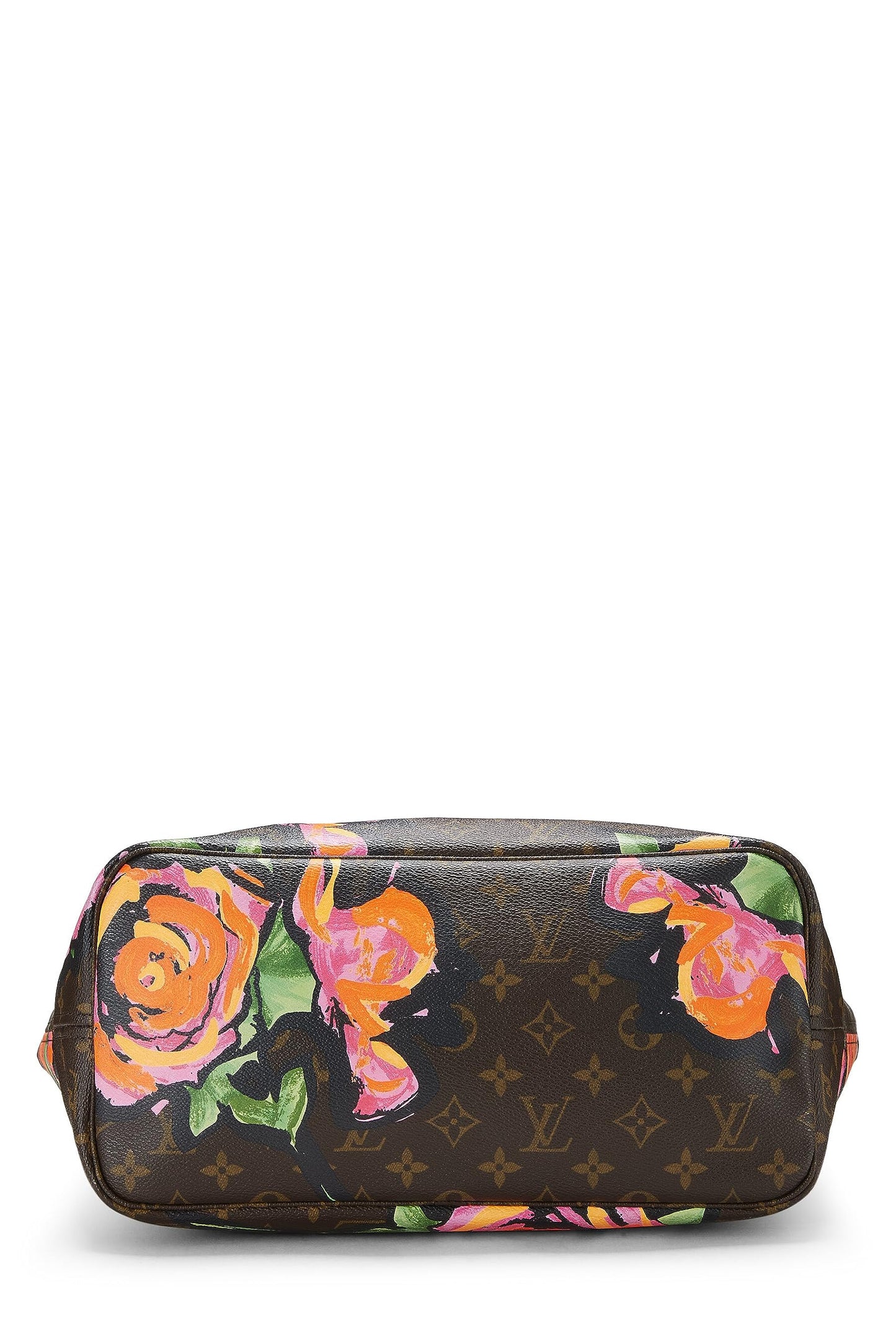 Louis Vuitton,  Stephen Sprouse x Louis Vuitton Monogram Canvas Roses Neverfull MM, Brown