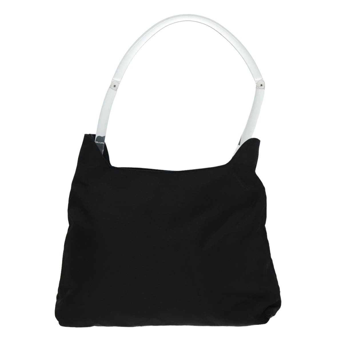 PRADA Shoulder Bag Nylon Black Auth 81015