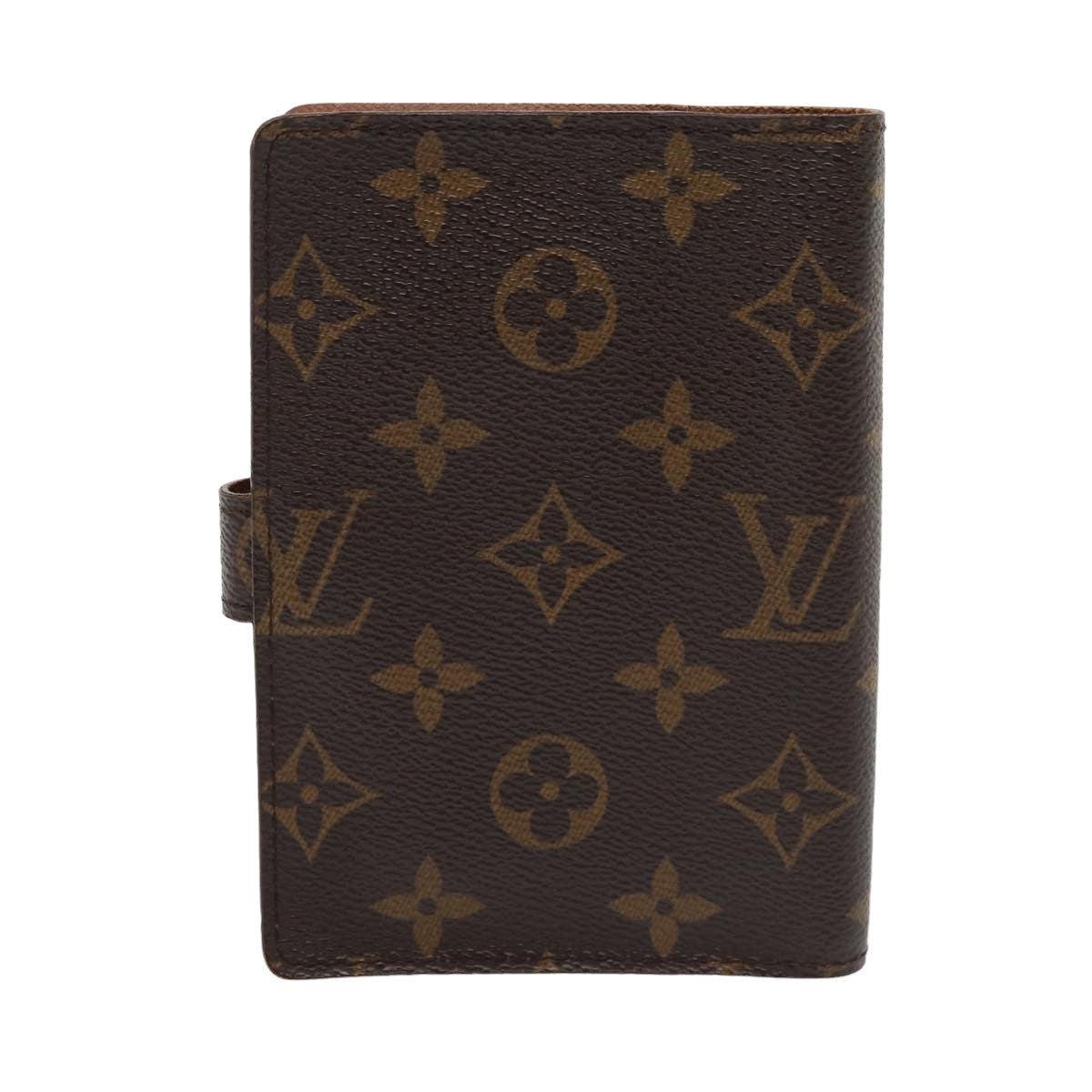 LOUIS VUITTON Monogram Agenda PM Day Planner Cover R20005 LV Auth 81067