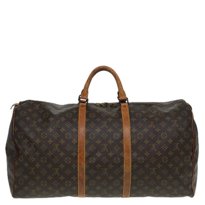 LOUIS VUITTON Monogram Keepall 60 Boston Bag M41422 LV Auth 81091