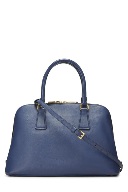 Prada,  Blue Saffiano Promenade Medium, Blue