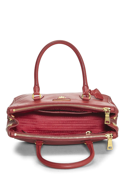 Prada,  Red Saffiano Executive Tote Medium, Red