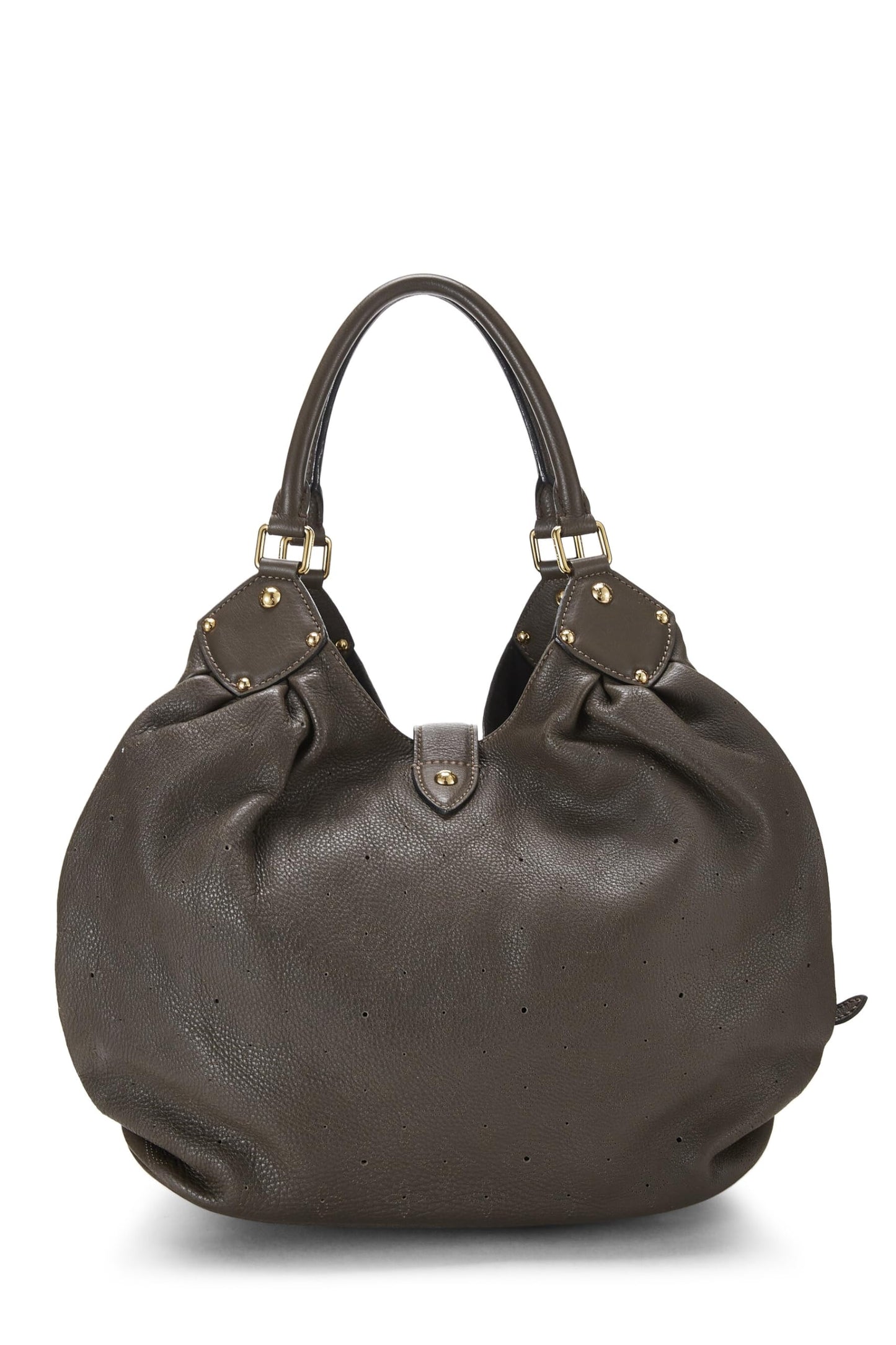 Louis Vuitton,  Brown Monogram Mahina Large, Grey