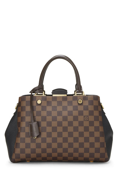 Louis Vuitton,  Black Damier Ebene Brittany, Black