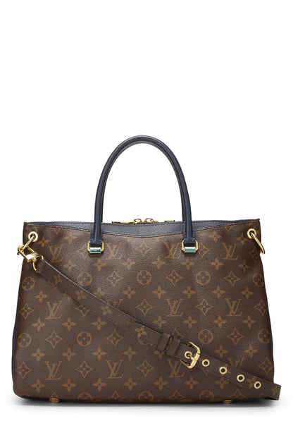 Louis Vuitton,  Navy Monogram Canvas Pallas, Navy