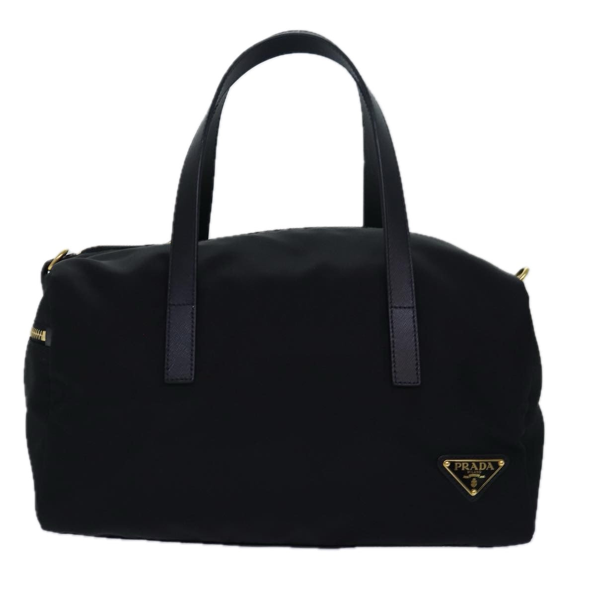 PRADA Hand Bag Nylon 2way Black BL0567 Auth 81141