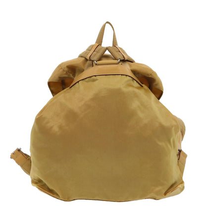 PRADA Backpack Nylon Yellow Auth 81170