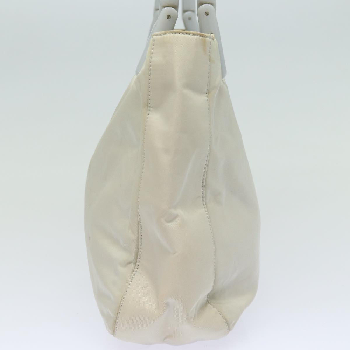 PRADA Shoulder Bag Nylon Gray Auth 81179
