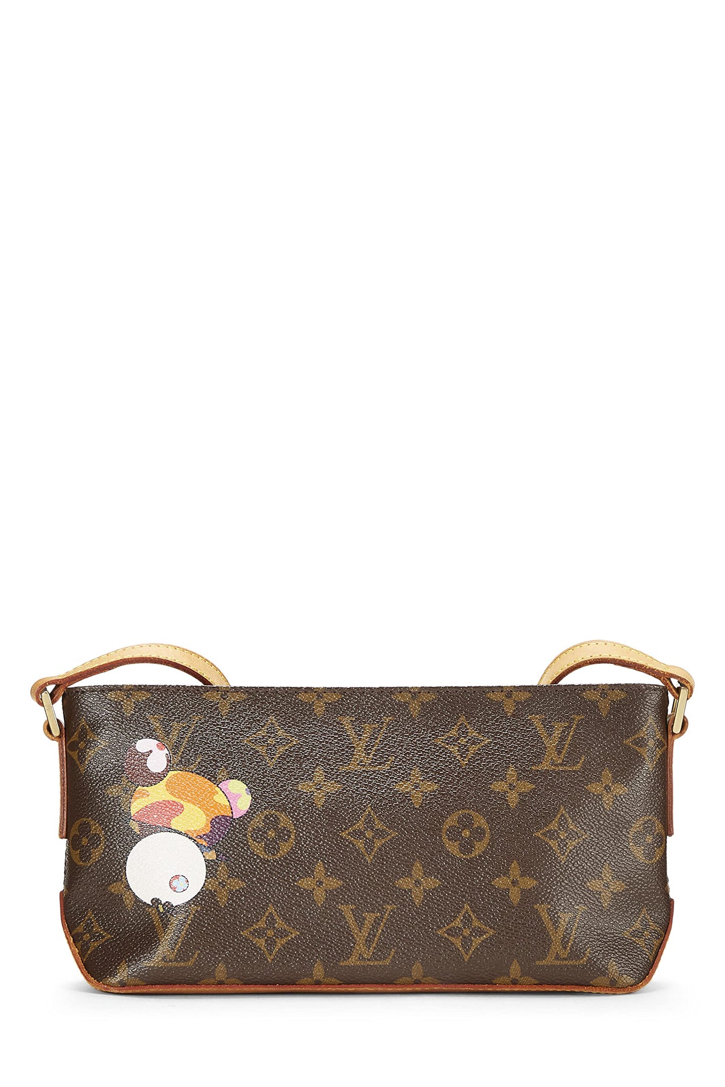Louis Vuitton,  Takashi Murakami x Louis Vuitton Monogram Canvas Panda Trotteur, Brown