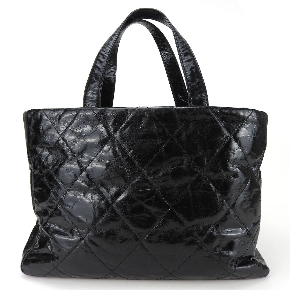 Chanel Portobello Leather Tweed 2way Tote Bag