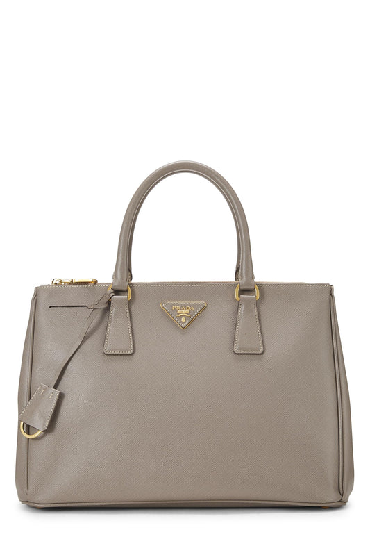 Prada,  Grey Saffiano Executive Tote Medium, Grey
