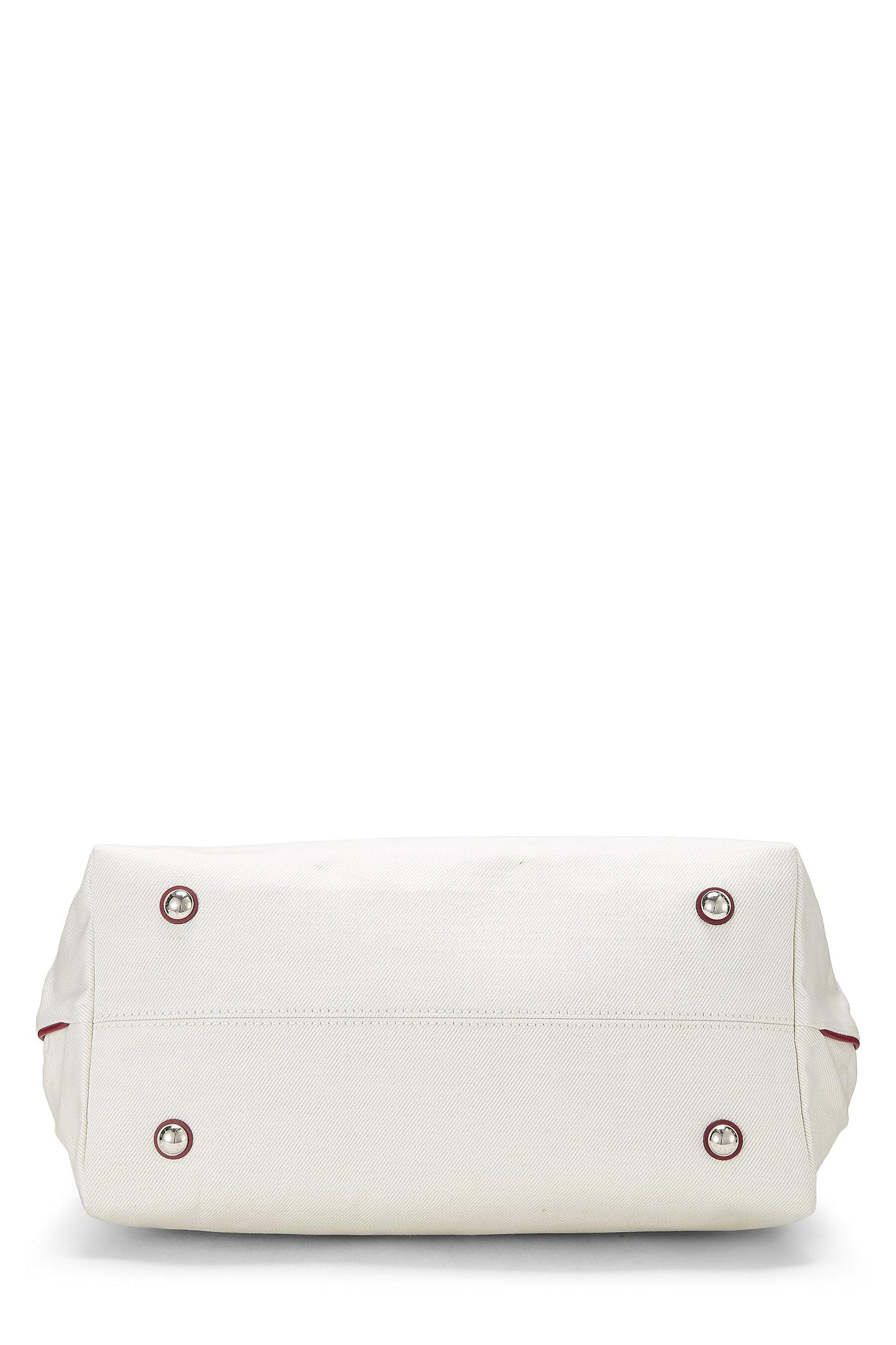 Louis Vuitton,  White Canvas Capri Articles De Voyage Cabas Tote GM, White