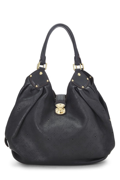Louis Vuitton,  Black Monogram Mahina Large, Black