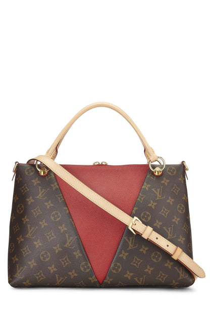 Louis Vuitton,  Red Monogram Canvas V Tote BB, Red