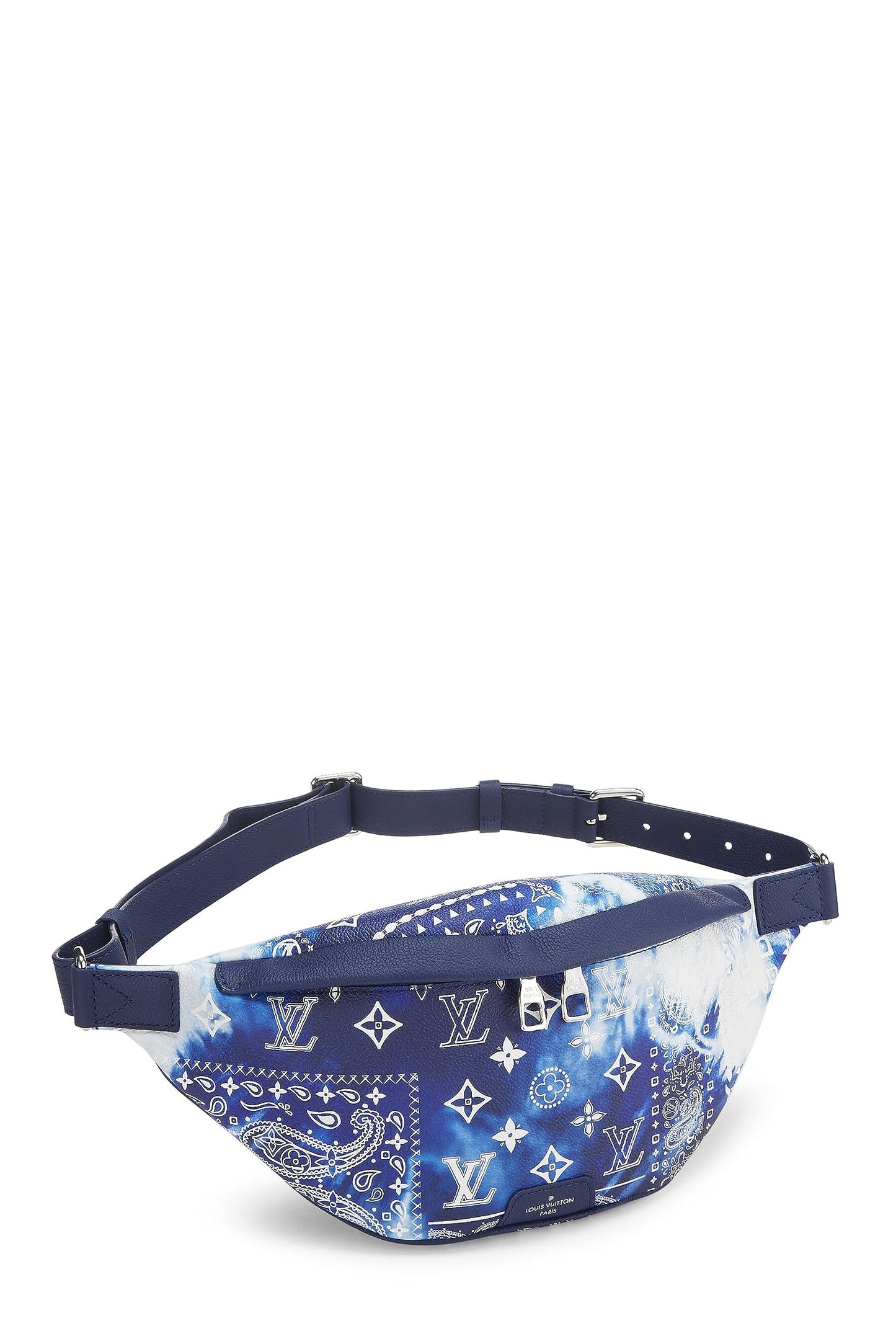 Louis Vuitton,  Blue Monogram Bandana Discovery Bumbag, Blue