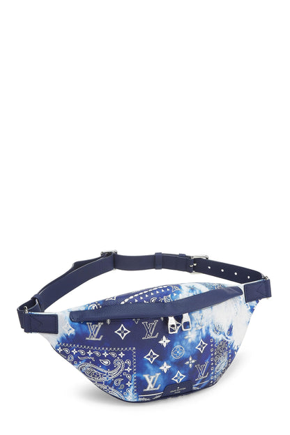 Louis Vuitton,  Blue Monogram Bandana Discovery Bumbag, Blue