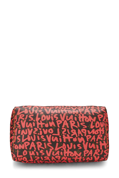 Louis Vuitton,  Stephen Sprouse x Louis Vuitton Pink Graffiti Speedy 30, Pink