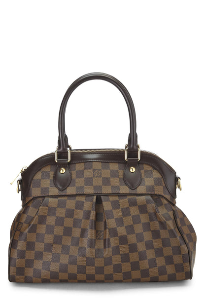 Louis Vuitton,  Damier Ebene Trevi PM, Brown