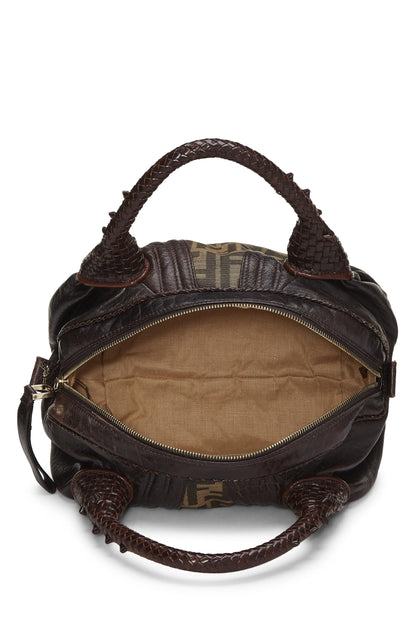 Fendi,  Brown Zucca Canvas & Leather Baby Spy, Brown